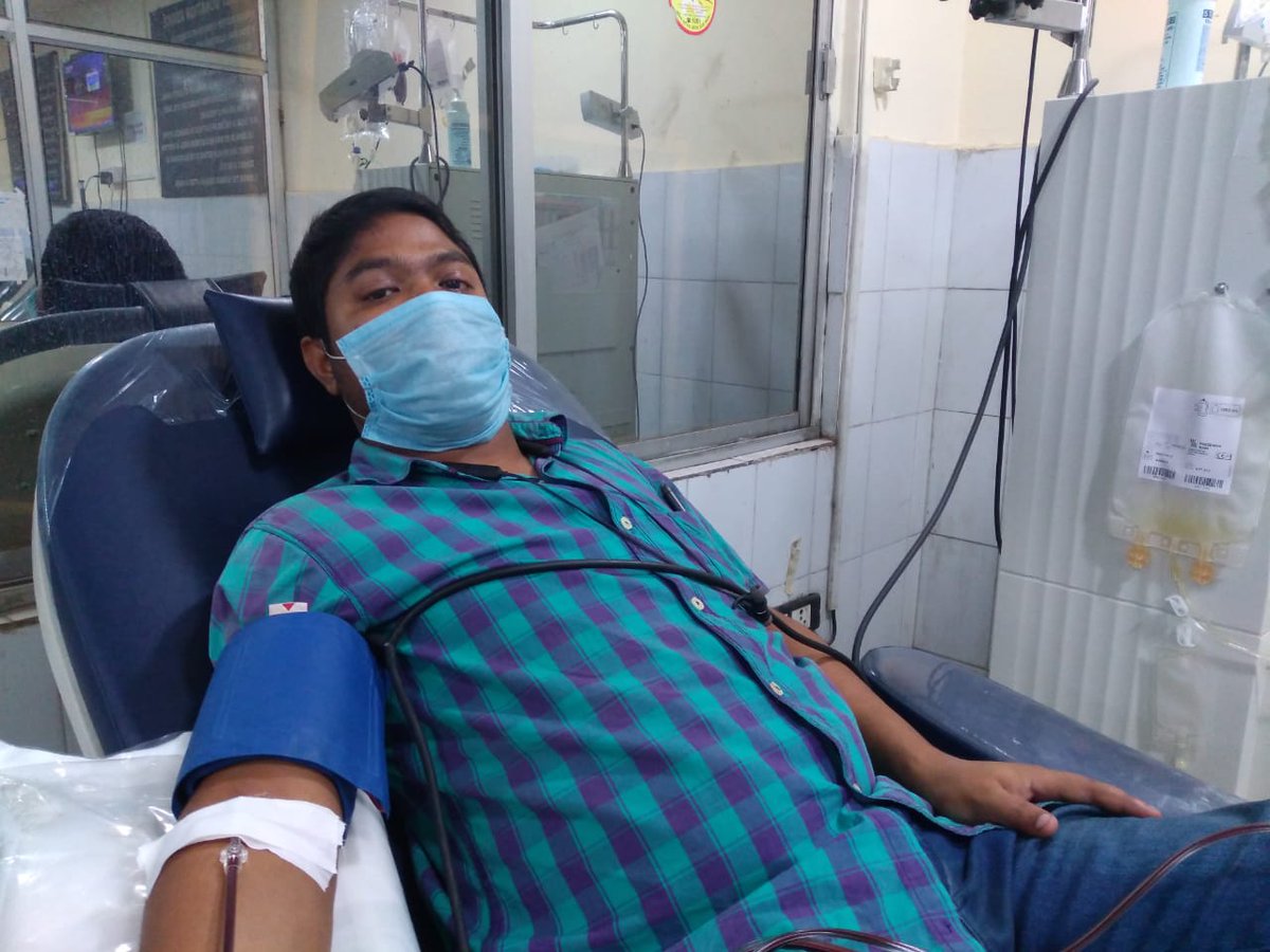 AssamCovid's tweet photo. GMCH Covid Hospital.

#AssamPlasmaHero

Your #Plasma can save #TwoLives

We still need your help to save more #Lives.

- Mrinal Das
- Sanjay Kalita

#AssamFightsCorona https://t.co/2pH0O4Jimc