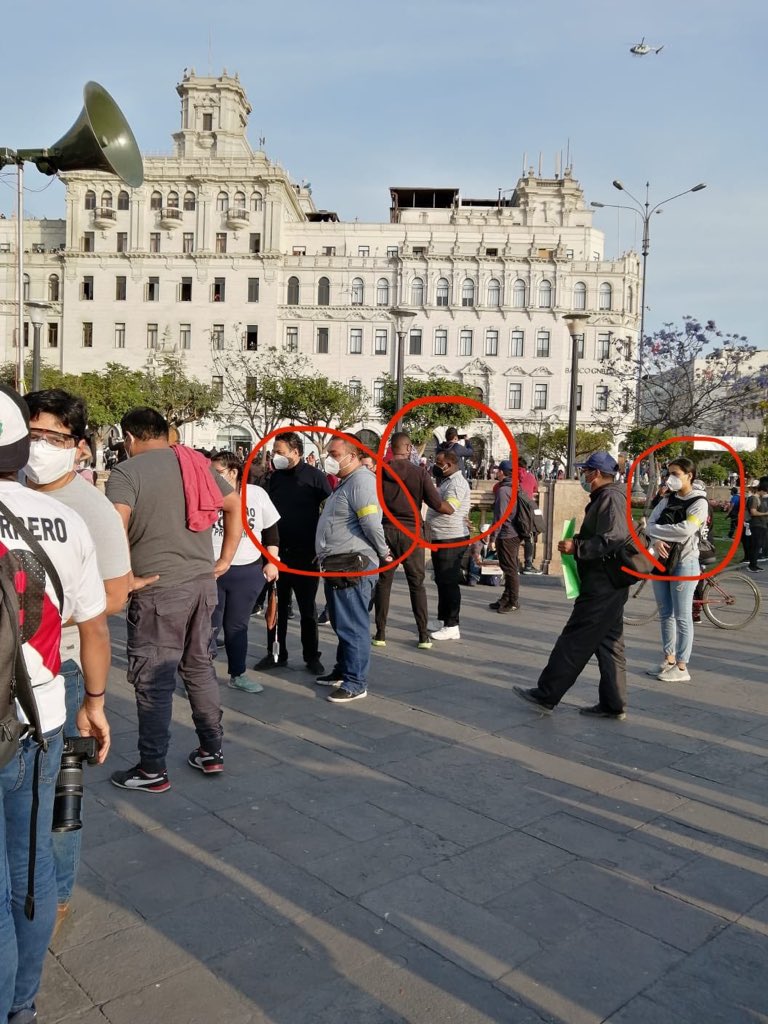 also there are groups of police that show up to the protests as normal citizens, and then they out tear gas bombs in peoples backpacks, arrest them (without any right cause they’re suppose to be normal citizens), etc.