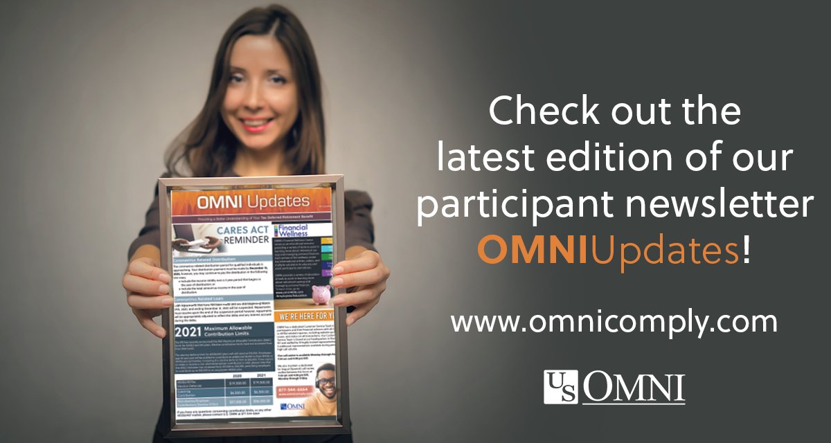 Omni403b's tweet photo. Check our our latest employee newsletter! Available now on our website. #403b #retirementsaving 
https://t.co/6WVyAiLFnd https://t.co/KuL1Pt2QC7