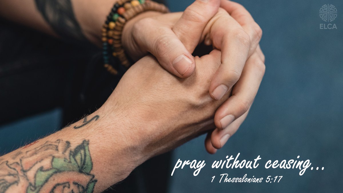 ELCA's tweet photo. "Always seek to do good to one another and to all. Rejoice always, pray without ceasing, give thanks in all circumstances; for this is the will of God in Christ Jesus for you."
-1 Thessalonians 5:15-18 https://t.co/XSmWCXhZpY