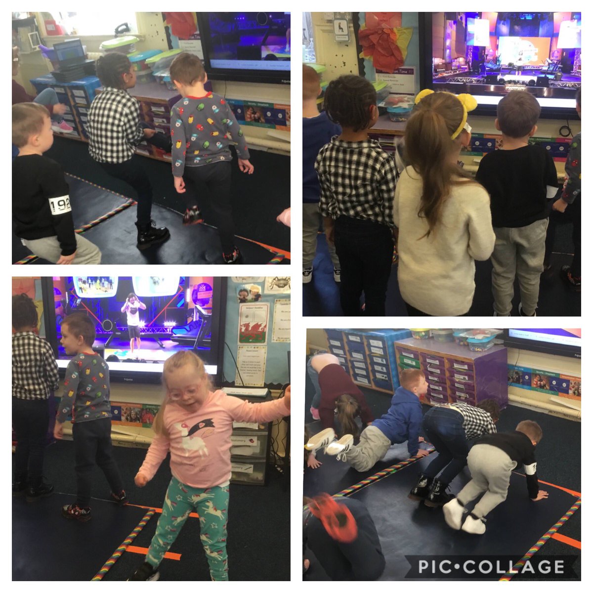 HTPS_MrsPaynter's tweet image. ⁦@HTPSchool⁩ exercising  with Joe Wicks ⁦@BBCCiN⁩ ⁦@BBCRadio2⁩ to raise money for Pudsey.