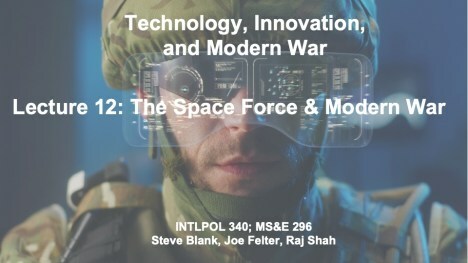 raystartuk's tweet photo. https://t.co/GRzNIkZsOg Technology, Innovation, and Modern War – Class 12 –The Space Force– General John Raymond https://t.co/7eBXdqrzB1