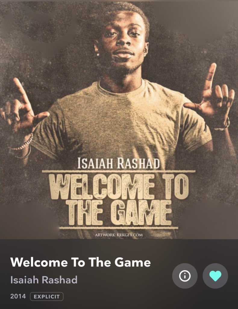  @isaiahrashad Menthol ft. Jean DeauxModest Wats Wrong ft.  @zacarip Welcome To The Game/Pieces of a Kid -10/10.