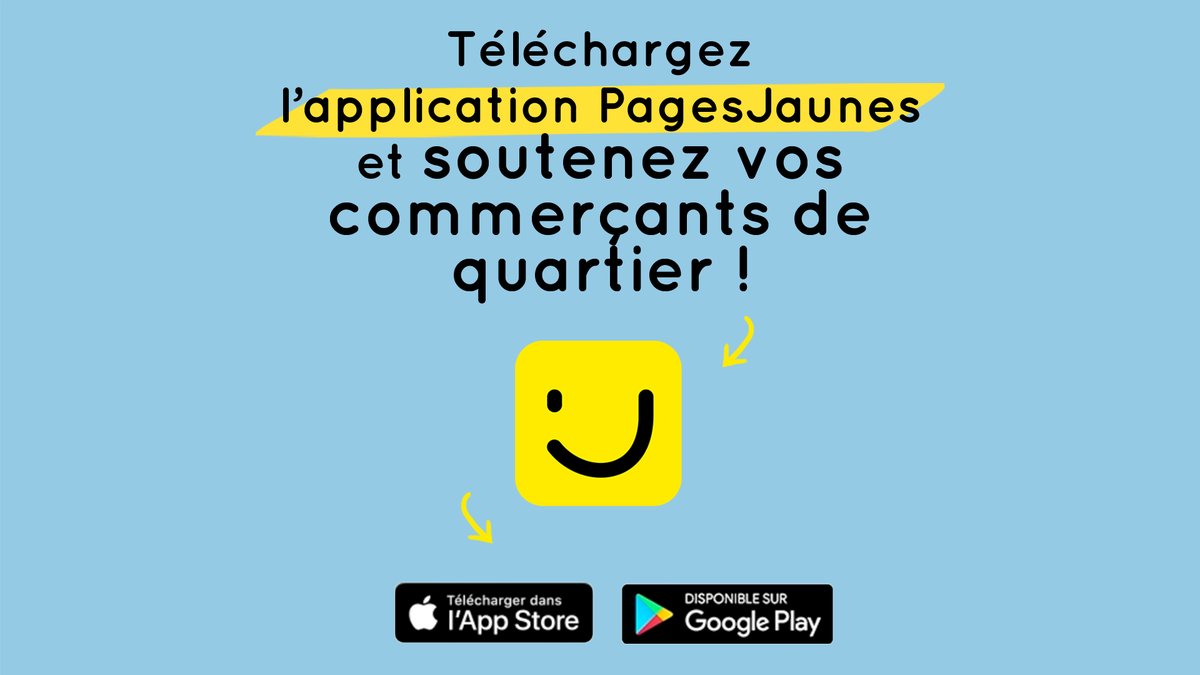 pagesjaunes's tweet photo. PagesJaunes soutient le commerce local. En cette période et jusqu'au 28/02, nous proposons gratuitement à vos commerçants ces services : le #ClickandCollect, la #messagerieinstantanée, la mise à jour de leurs actus, et la prise de #RDVenligne. Profitez-en pour les utiliser 💛 https://t.co/3YsV0BzYAo