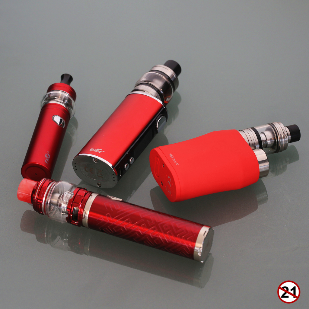 EleafGlobal's tweet photo. My vape collection in brilliant red colorway. โคโคโคโ
Show off your collections.๐โ
โ
#iJustmini #iStickT80 #iStickPicoX #iJust3โ
โ
โ Warning: This product may contain nicotine. Nicotine is an addictive chemical. Our products are restricted to adults 21+ only.โ โ โ https://t.co/tx02bB1FKc