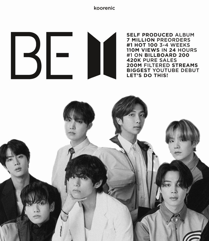  PRE–SAVE BE  https://www.bts-be.com&nbsp; COMEBACK GOALS