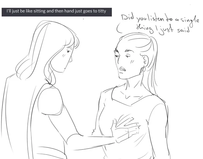 Hardly remember any of the stuff I started last year before my brain went yeet and I'm not quite sure anymore where that snippet of text is from, but I just went file digging and thought y'all would appreciat this one. 