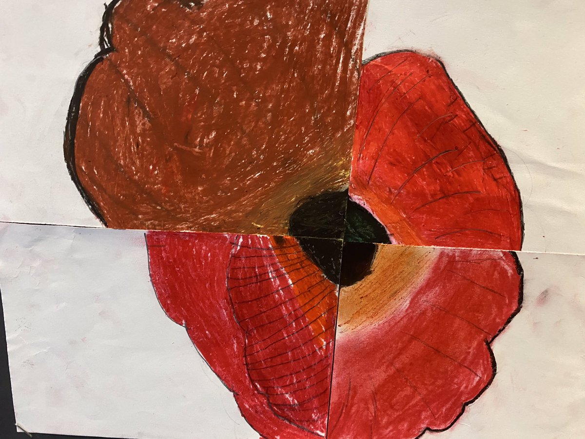 howbridgejunior's tweet image. A range of poppies artistically created by Year 5 &amp;amp; 6 for remembrance.