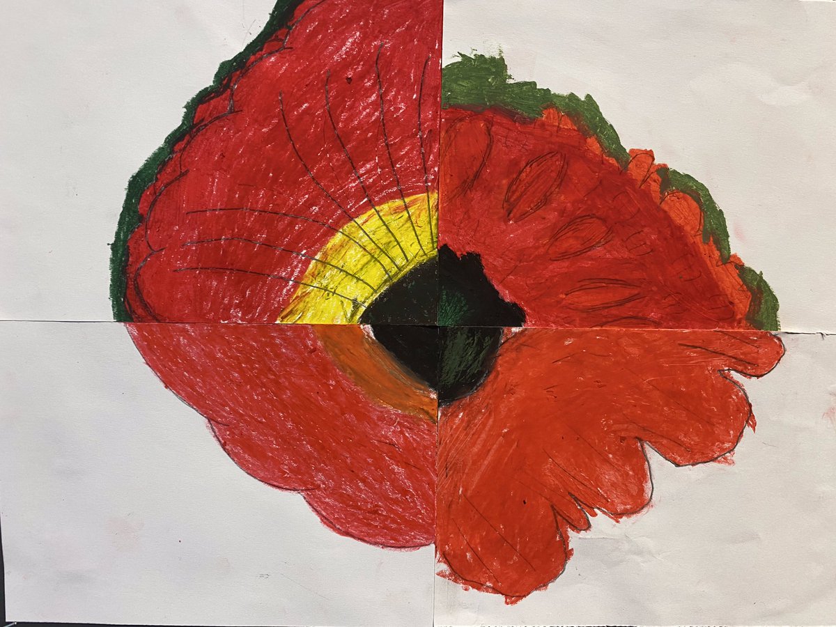howbridgejunior's tweet image. A range of poppies artistically created by Year 5 &amp;amp; 6 for remembrance.