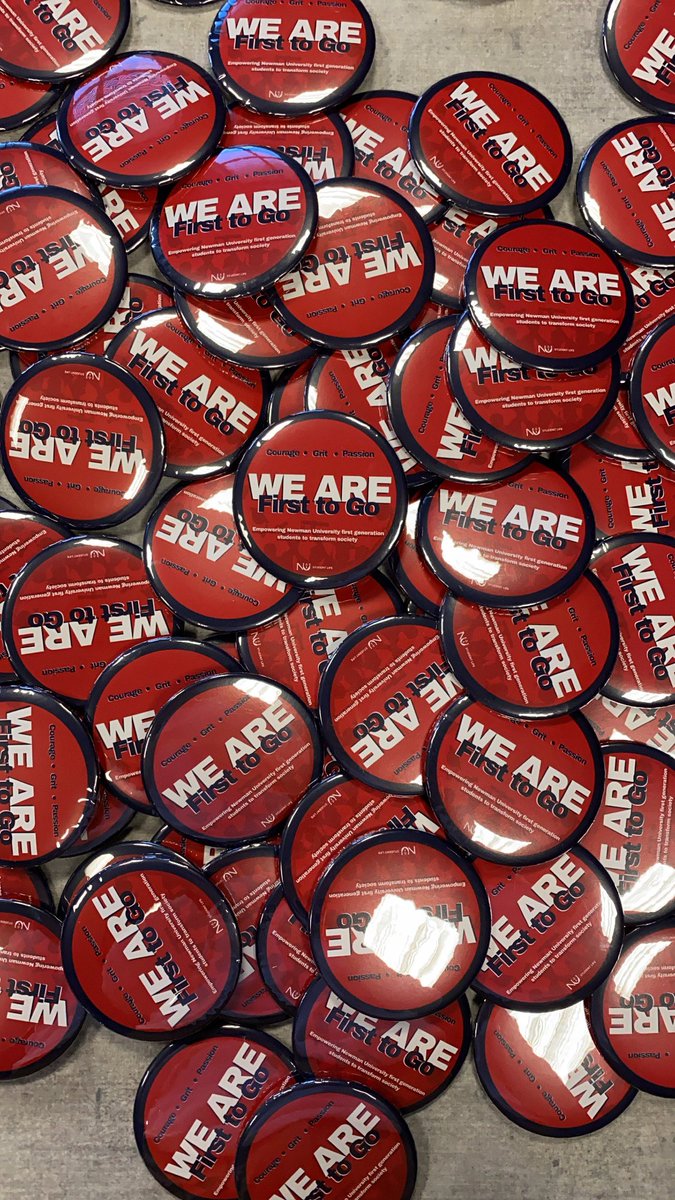NUStuAffairs's tweet image. Are you a proud Newman University First Generation College Student or First Generation College Graduate? 

Stop by Jet Friday and grab a Krispy Kreme Doughnut as well as your official “First to Go” button to rock around campus! 

#proudtobefirstnu #firsttogonu #proudfirstgen