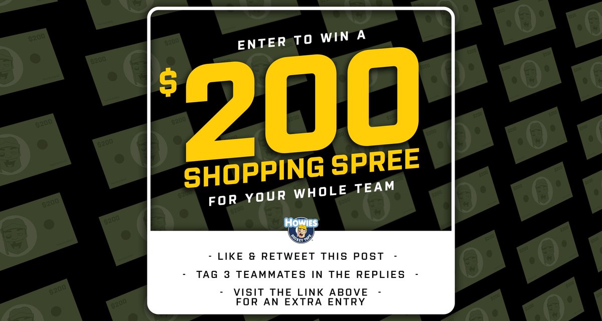 What's better than getting a huge order of Howies Hockey Tape in? Getting that order from winning our $200 Shopping Spree 🔥 Follow the rules above to enter and GOOD LUCK 🤞
buff.ly/2RJbCv1