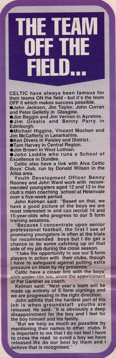 1/5 As you can see individuals such as Jim McCafferty, John Ward, Jim Grealis, Brian Meehan, Andy Ritchie, Des McGuinness, Jim Brown etc were all involved at Celtic boys club but also held other positions such as scouts and coaches for Celtic FC.