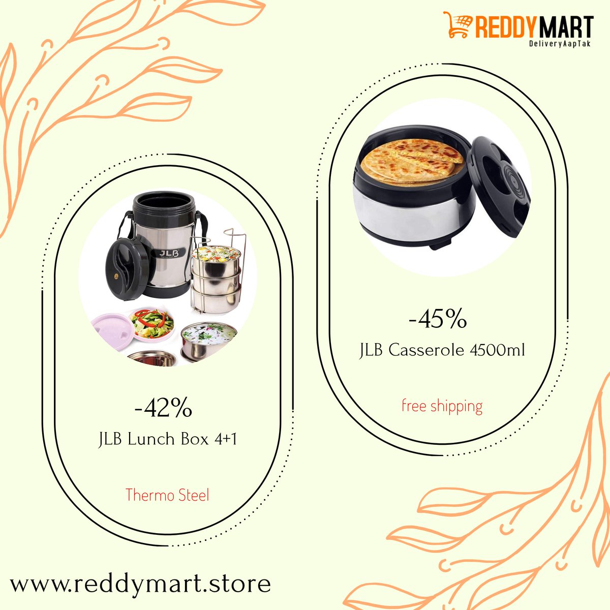 Reddymart1's tweet photo. 🙏आपका अपना eCom Shop, #Reddymart
🛒😍***APNA BHI, SASTA BHI***😍🛒
✅Cash on Delivery, ✅Easy Return ✅Same Day Delivery!🛒😍
👉👉👉https://t.co/p3XjkQGR4L
#reddymart #festivalsale #onlineshopping #muzaffarpur
#bestprice #freeshipping #freehomedelivery #cashondelivery https://t.co/Md4Lv4imNI