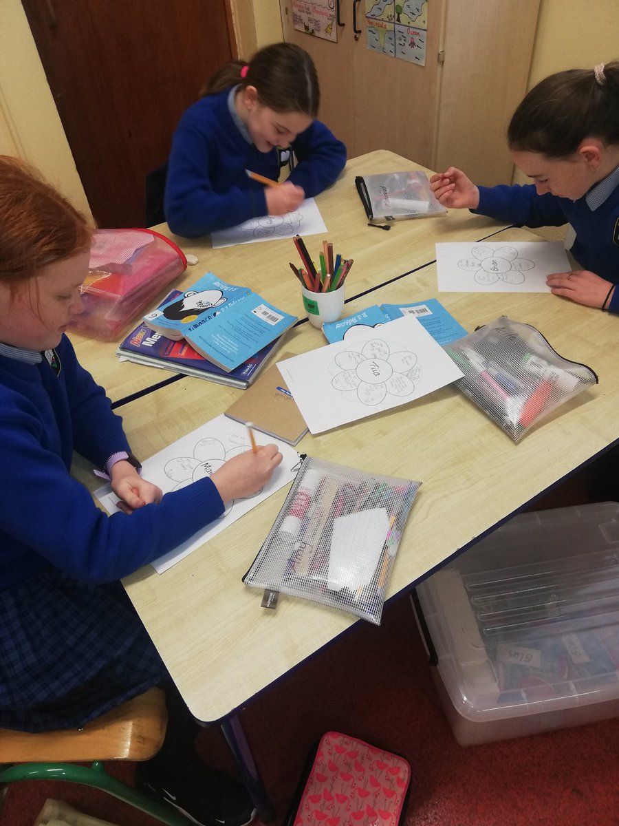moveenns's tweet photo. To celebrate #WorldKindnessDay we created compliment flowers describing our wonderful classmates.💐"In a World where you can be anything BE KIND"😊#rang5 #rang6 #Wonder https://t.co/dbFtlG5bGL