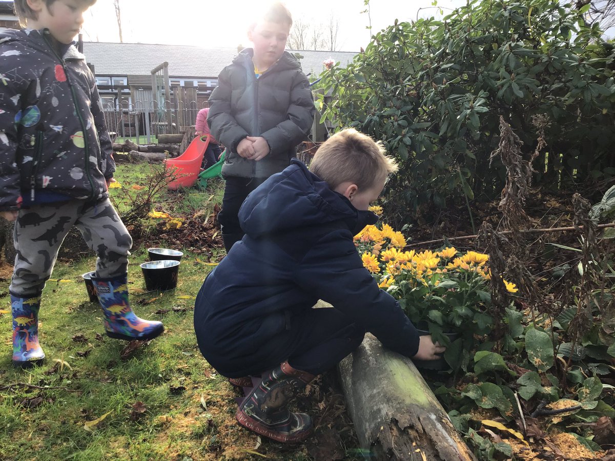 Today we replanted flowers donated by <a href="/marksandspencer/">M&S</a> at Kenton Bar. It really brightened up our Forest School garden at <a href="/grange_first/">GrangeFirstSchool</a> 🌼🌹🌷🌺🌸🍁