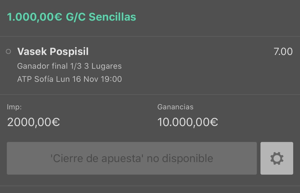 ✅ SORTEO ✅ Si esta apuesta sale, sortearé 10 paysafecards de 10€ cada una! Y además 20 plazas vip 

⚠️ REQUISITOS: 
1️⃣ Seguirme 
2️⃣ RT + MG 
3️⃣ Comentar "Participo"

( ya está en ¡SEMIFINALES! )