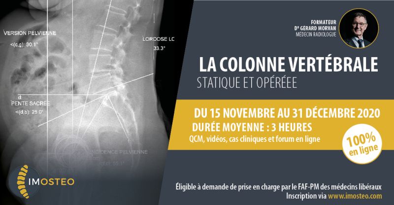 imosteo's tweet photo. Le parcours de Gérard Morvan dédié à l'analyse de la statique rachidienne et du rachis opéré commence dans deux jours !
Plus d'infos sur https://t.co/6whfiJ4PeA https://t.co/dIP3W7UI6Z