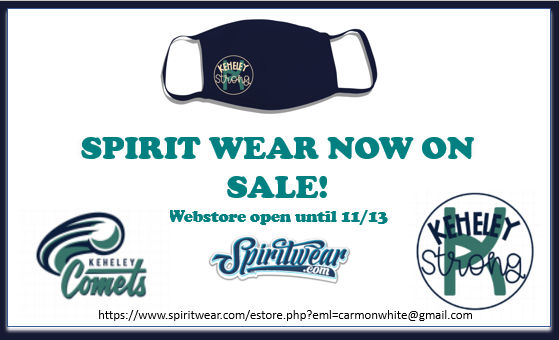 KeheleyPTA's tweet photo. https://t.co/7vUq2ULPZ9

Spirit wear store extended until Sunday at Midnight! https://t.co/QQOBnWAL04