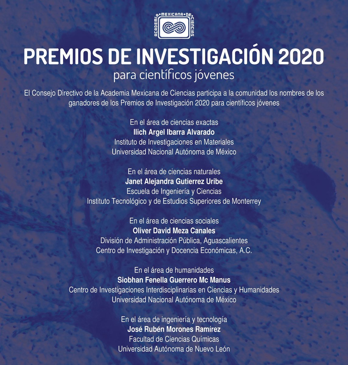 CIDE_LPP's tweet photo. #ProfesLPP | El Dr. Oliver Meza fue reconocido por la Academia Mexicana de Ciencias con el Premio de Investigación 2020 para científicos jóvenes en el área de ciencias sociales.
¡Muchas felicidades!
#OrgulloCIDE
#CienciaporMéxico https://t.co/JK493CVw6k