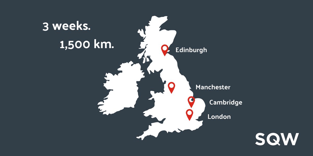 SQW_uk's tweet image. Today we embark on a (virtual) Grand Tour of SQW offices to help navigate the shorter days, look after our wellbeing and contribute to that of others through @MindCharity. Collectively, we aim to reach 1,500km over 3 weeks - all for a good cause. 🏃‍♀️🚶‍♂️🚴‍♂️
👉 sqw.co.uk/about-us/lates…