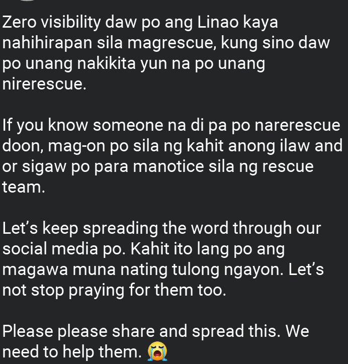 Youth60563464's tweet photo. Its a Heart breaking situation😭😭😭
We feel useless and hopeless, as we could do for now is to spread the word through our social media #CagayanNeedsHelp https://t.co/EhqAsQpsZ1