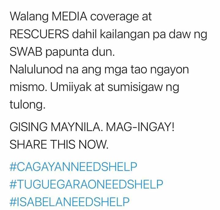 Youth60563464's tweet photo. Its a Heart breaking situation😭😭😭
We feel useless and hopeless, as we could do for now is to spread the word through our social media #CagayanNeedsHelp https://t.co/EhqAsQpsZ1