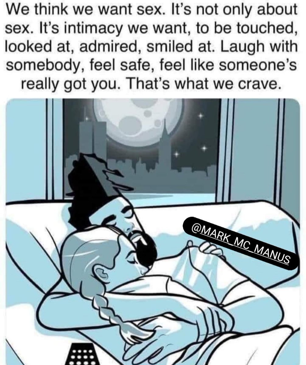 Mark_McManus_'s tweet photo. What do we all think about this? Agree or disagree? ๐ค๐.
#intimacy #admired #feelsafe #relationships #relationshipgoals #sexeducation #cuddles #love #lovequotes #goodvibes #saveintimacy #twinflamelovers #twinflameconnections #soulmatequotes https://t.co/NlYtpSJXEC