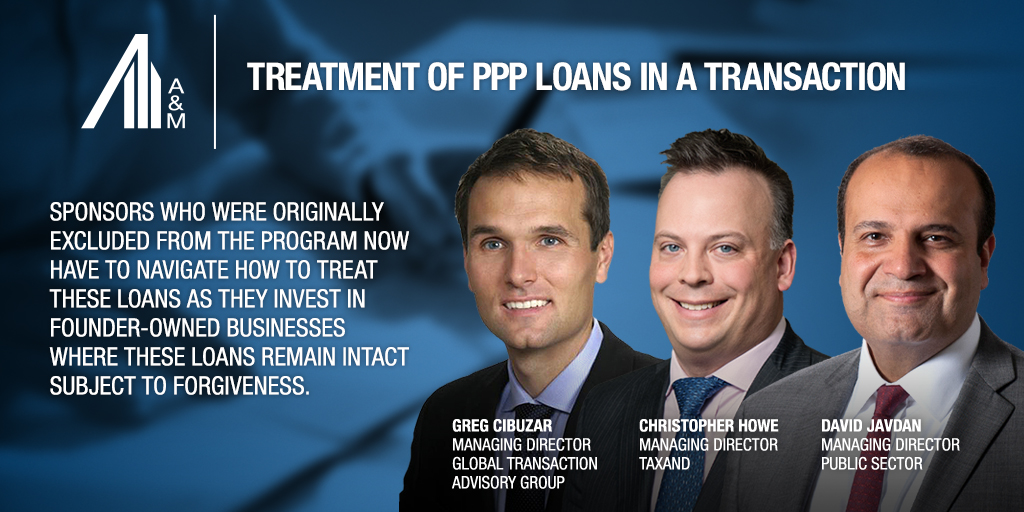 Ernie_R_Perez's tweet photo. The #SBA recently released guidance on how to handle the issue regarding the treatment of #PayrollProtectionProgram (#PPP) loans in a #transaction. More highlights from our @AlvarezMarsal team: https://t.co/jgXRkcpRXd @PaulAversano #PrivateEquity #TransactionAdvisory #Taxand https://t.co/h1eeqXbVGR