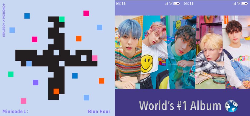 WORLDMUSICAWARD's tweet photo. #TXT’s new EP #minisode1BlueHour tops the United World Album Chart with massive sales of 340,000!👊1️⃣💿🌎🔥👑💜@TXT_members
https://t.co/FDEvdL85RG https://t.co/bvZXYg5D46