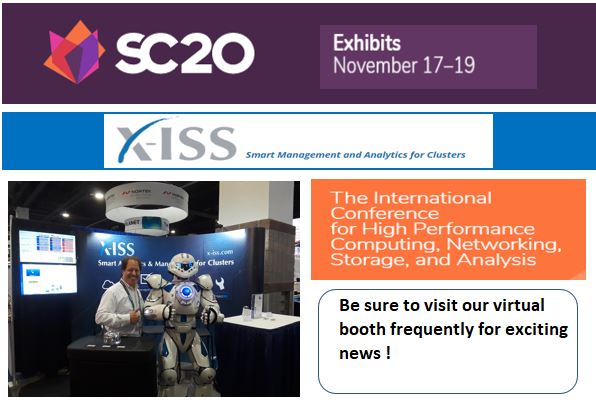 XISS_HPC's tweet photo. We're gearing up for SC20. We invite you to take a look at some exciting news and updates happening here at X-ISS. Be sure to visit our site at https://t.co/ovIPqGvfI8. https://t.co/WmQTMIeZXi