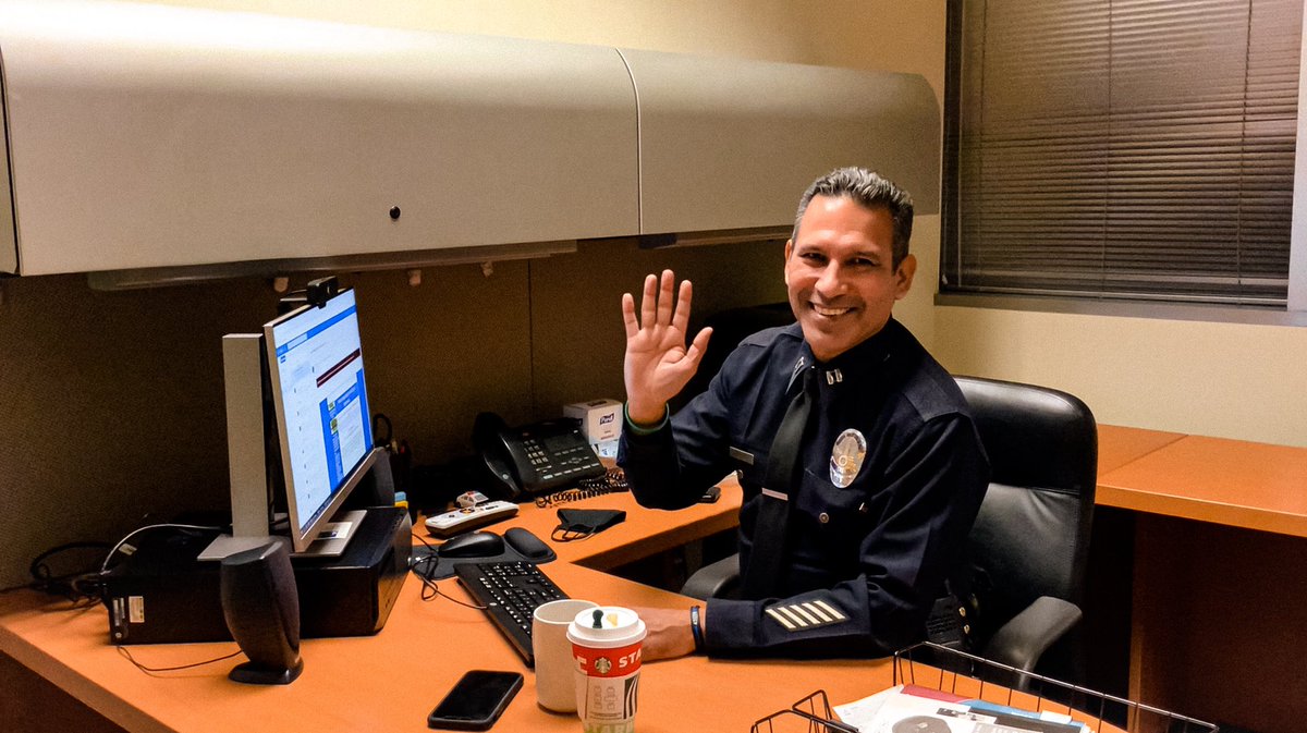 Pheap214's tweet photo. Our new Captain working hard with us on AM watch.  He’s definitely going to need more coffee ☕️ https://t.co/05C059ZCcD