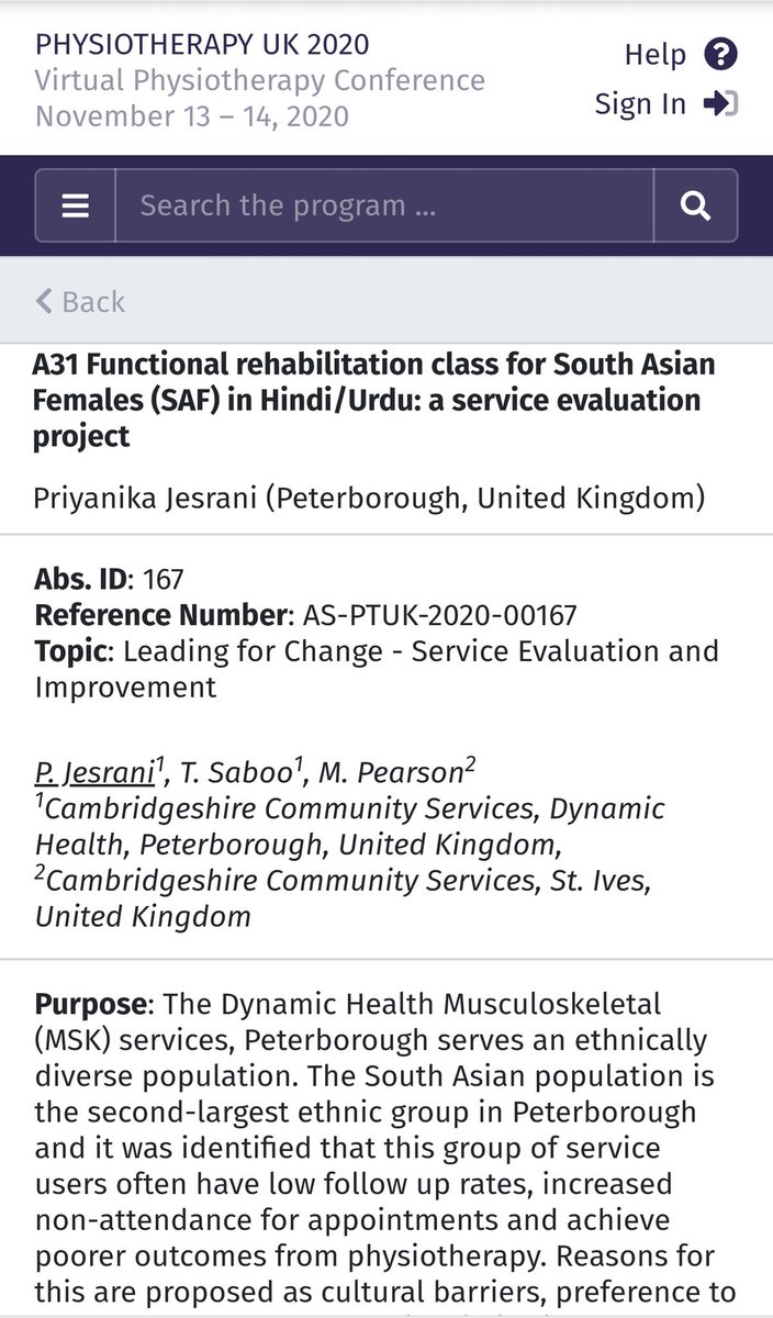 cspbame's tweet photo. Functional rehabilitation class for South Asian Females (SAF) in Hindi/Urdu: a service evaluation project. @PriyanikaJ &amp; colleagues 

https://t.co/cEWPL9vDFg

#CSPBAME https://t.co/Eo2H6RfG1p