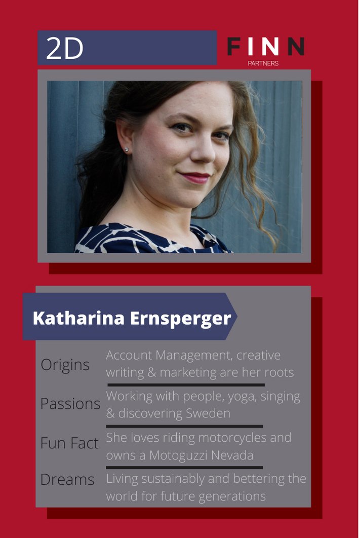 FinnPartnersMT's tweet photo. Kat is the badass of our European M&amp;T team. No wonder she loves riding motorcycles! She is the second German in our Sweden hub. We love her for her directness and "can do" attitude! @ehrnsburns 

#officelife #ourteam #b2b https://t.co/hPA8TPf5SG