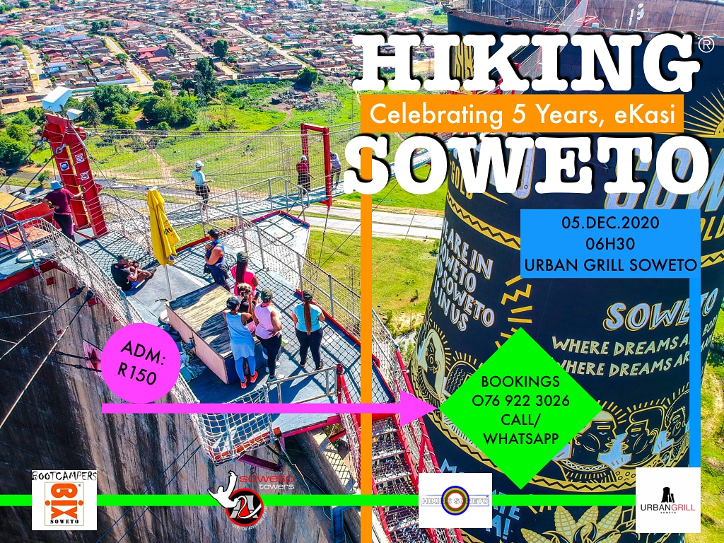 mpholepantsula's tweet photo. This Dezember take a ShotLeft eSoweto for some adventurous, fun and Kasi flavoured hiking eXperience.

#TownshipTourism #WeDoTourism #ShotLeft #Soweto #hiking #ShareSouthAfrica @Tourism_gov_za @mmKubayiNgubane https://t.co/VSvEg4PoA2