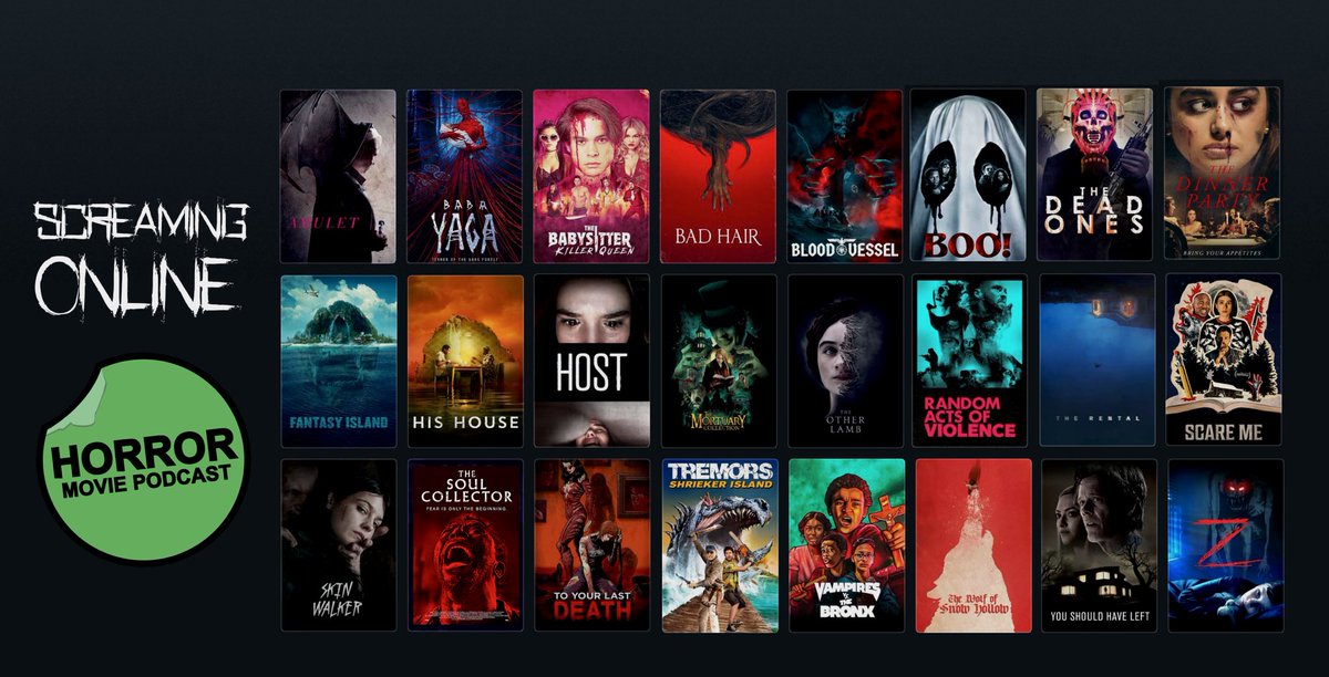 LISTEN 🔈 We’re catching up with “25 More 2020 Horror Flicks You May Have Missed” on the latest episode of #Horror Movie Podcast Listen here 🎧 bit.ly/3lHl2lT