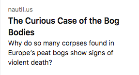HUSBNDMaterial's tweet photo. how about we address the "why are there so many corpses found in Europe's peat bogs?" part first https://t.co/PfAN0LZe8y
