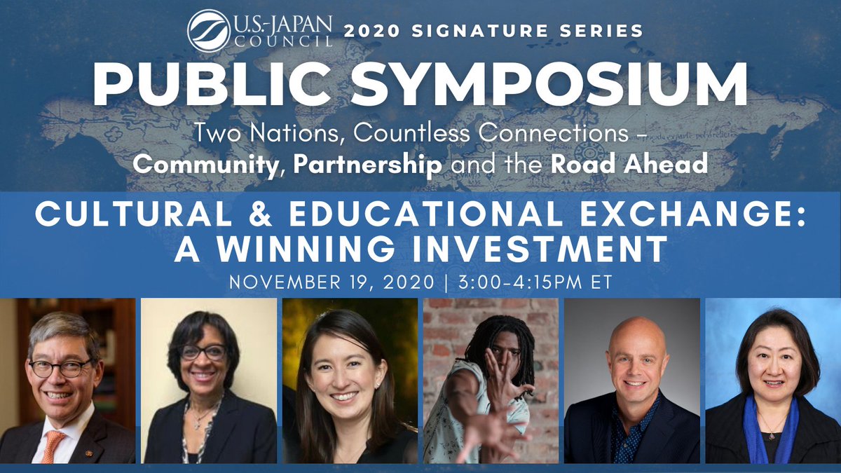 japansociety's tweet photo. Japan Society is happy to partner with @USJC for their 2020 Public Symposium, which will explore transformative areas of the US-Japan relationship. Join us for an 11/19 panel to take a multi-sector look at cultural &amp; educational exchange: https://t.co/vt9lByY77S #USJCPS #USJapan https://t.co/EOwMl174Z9