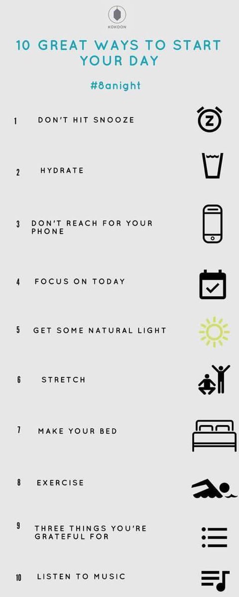 Want to share a to do list that started as a try and has become my every day habits, go big and take care of your temple 🧘🏻‍♀️
Happy Friday everyone!