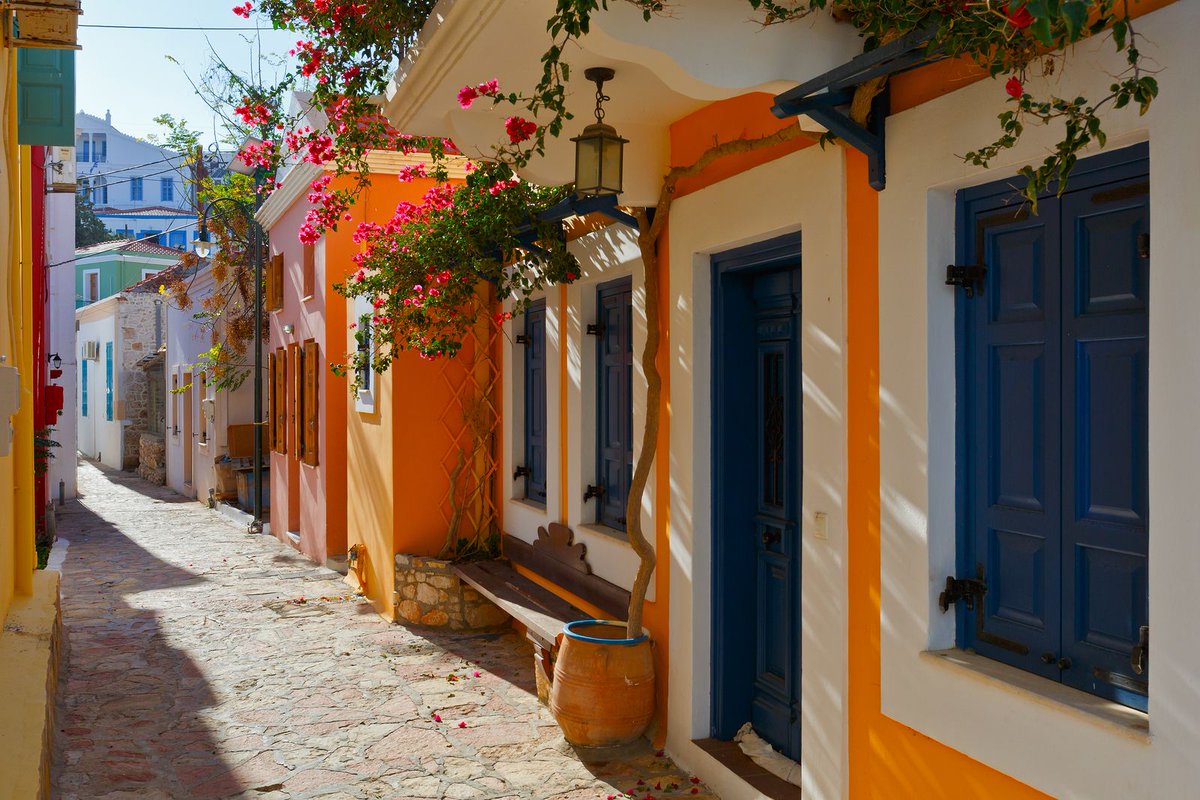 AdrVacations's tweet photo. The island of Halki is living proof that not all Greek villages are blue and white!
#travel #travelphotography #photography #wanderlust #adventure #travelblogger #trip #picoftheday #vacation #explore #traveling #travelling #art https://t.co/0eCkaXMxjj