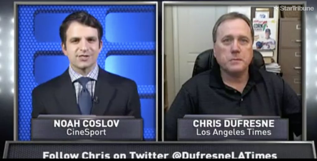 And Chris Dufresne too...