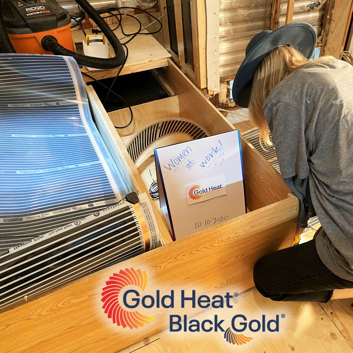 RVWAorg's tweet photo. Thank you @GoldHeatCustom for providing our Black Gold Floor Mats for our #drab2fab RV makeover! For more info on Gold Heat's Black Gold product, visit: https://t.co/DlqFbQafJQ
#rvwomensalliance #womenatwork https://t.co/9Yx9bDPsCh