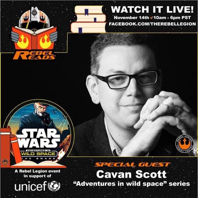Join us LIVE this Saturday! #RebelLegion #RebelReads #UNICEF