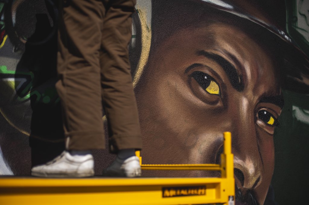 Padres's tweet photo. #MrPadre would be proud. 🤎

(🎨: Groundfloormurals on IG) https://t.co/NgSLYhLwZ6