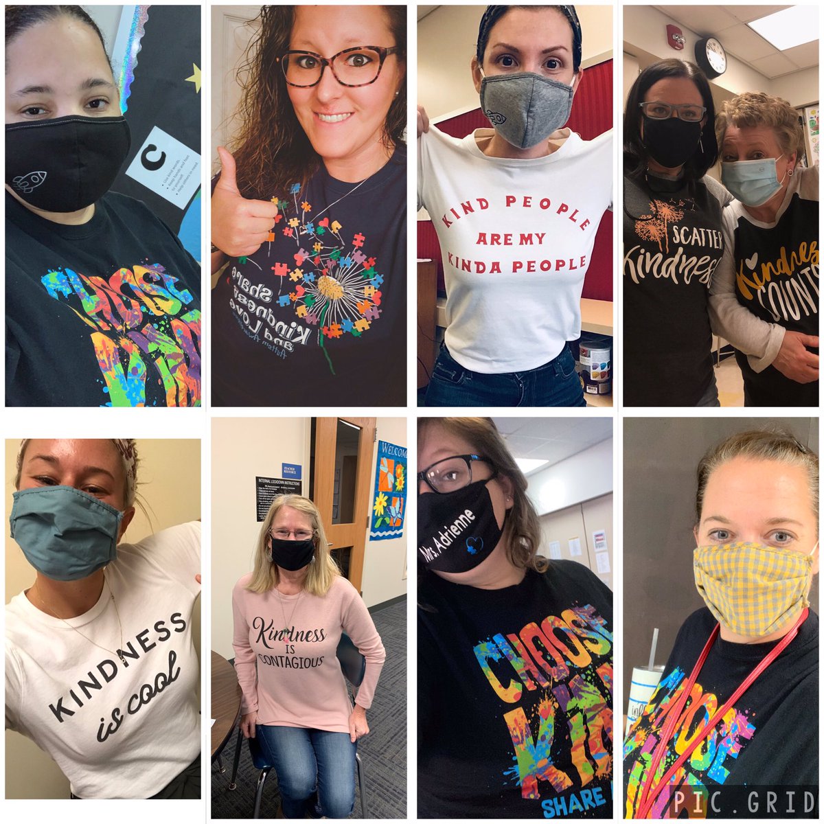 Celebrating National Kindness Day with a socially distanced group photo! <a href="/eastridgeelemen/">eastridge elementary</a>  #bekind #kindnesscounts