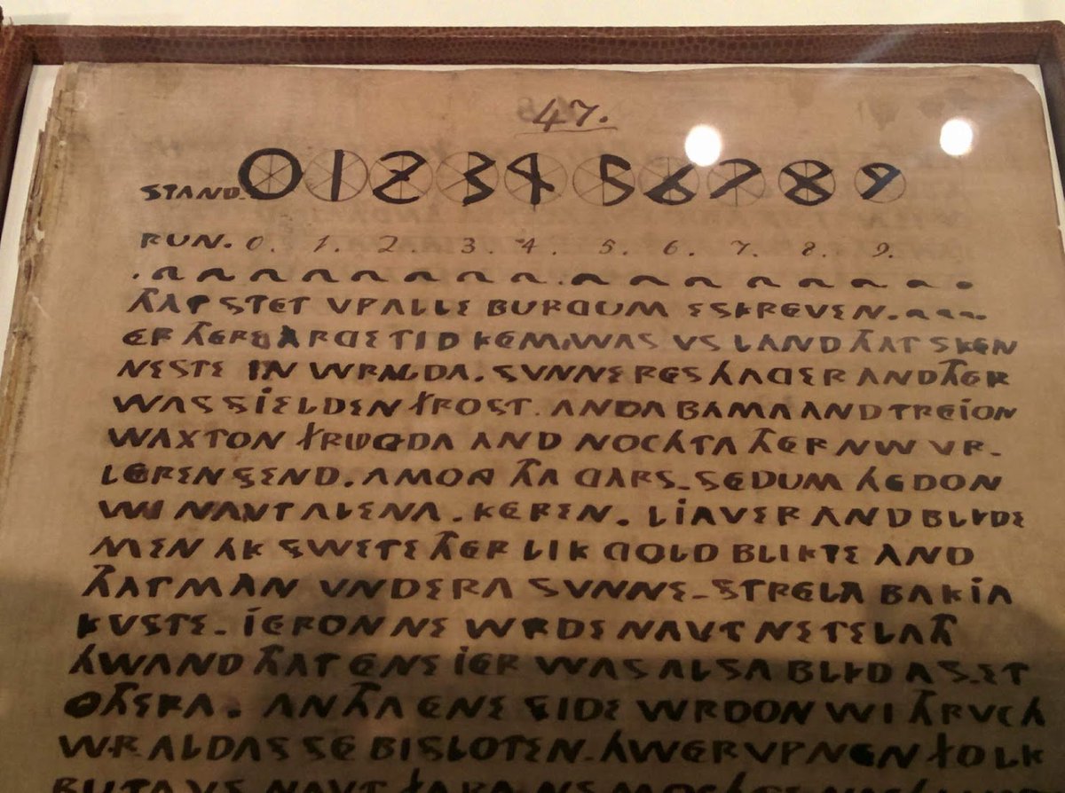 NorseSecrets's tweet photo. @RobHeatherly1 @DrCharlesKos I'm not sure what to think of the Oera Linda book, but intriguing it is! Note that the arabic numbers in the top are based on a six-spoked wheel. https://t.co/4Z8Z89W02q