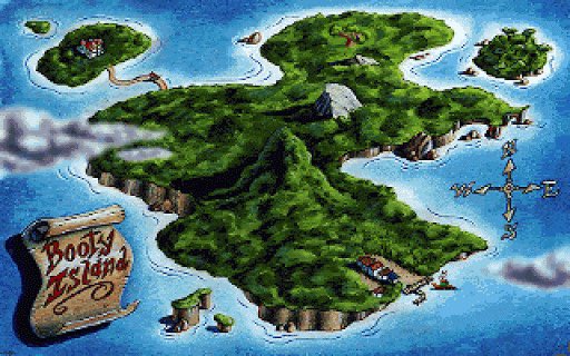 e2molin's tweet photo. #30DayMapChallenge Day 13
🖼 Monkey Island II⏳1991
🎨 Rob Gilbert 
🏛 @LucasfilmGames 
Estos mapas #ráster utilizaban gráficos en VGA que movían las imágenes con el motor de aventuras gráficas SCUMM. Los utilizaba Guybrush Threepwood para moverse entre los escenarios del juego https://t.co/fIrfnJgToM