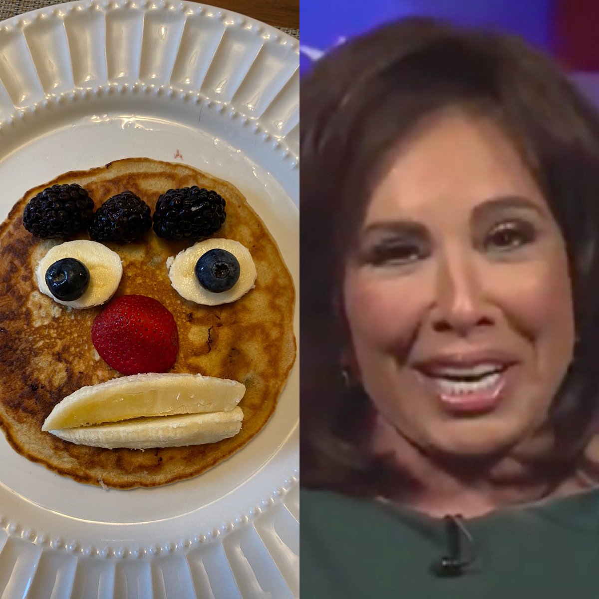 In honor of the  #MillionMAGAMarch Here is my Pancake Art of Fox News Hosts(and French Toast Geraldo)