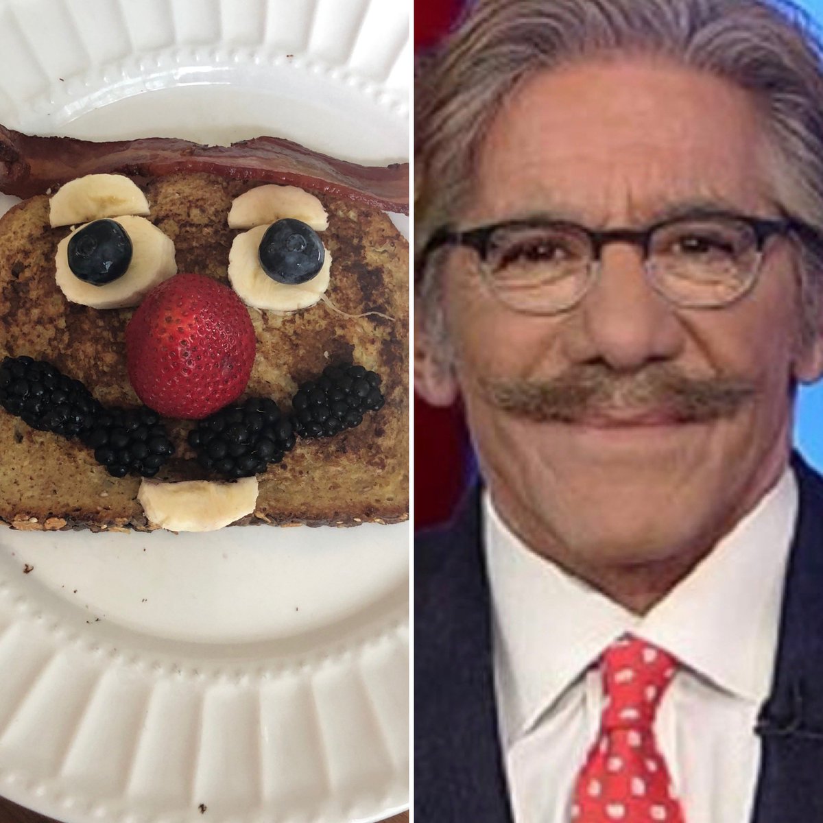 In honor of the  #MillionMAGAMarch Here is my Pancake Art of Fox News Hosts(and French Toast Geraldo)