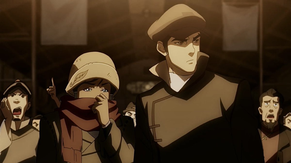 korrasFav's tweet photo. Mako trusted Korra from the beginning enough where he let Korra wear his dad’s scarf. I don’t know what to do with this information but I feel it’s significant https://t.co/vvwSlGKD86