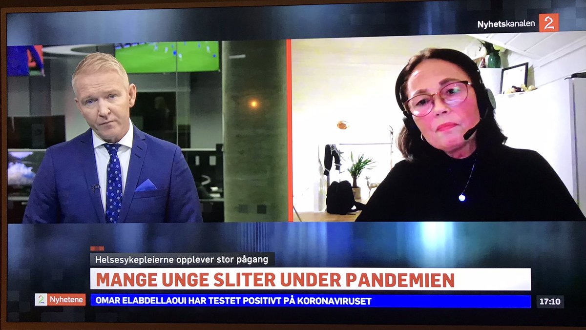 Helsesykepleierene opplever pandemiens påvirkning på barn, unge og familier. Både på helsestasjonen og i skolehelsetjenesten. Det er flere som sliter nå, og mange har økte utfordringer. 
<a href="/erna_solberg/">Erna Solberg</a> @BentHHoyre <a href="/helsesista/">Helsesista</a> @Barneombudet <a href="/ReddBarna/">Redd Barna</a> <a href="/Helsedir/">Helsedirektoratet 🇸🇯 Directorate of Health</a> <a href="/NSFJordmor/">Jordmorforbundet NSF</a>